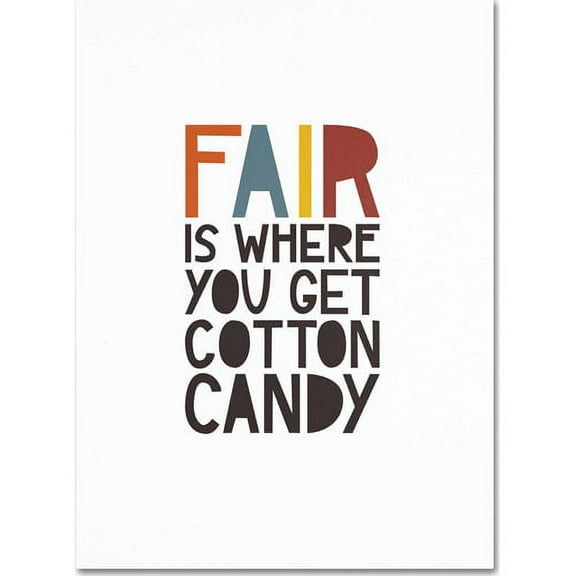 Trademark Fine Art "Fair IV" Canvas Art by Megan Romo
