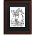thumbnail image 1 of Trademark Fine Art "Fairies and Woodland Creatures 13" Canvas Art by KCDoodleArt Black Matte, Wood Frame, 1 of 4