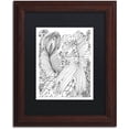 thumbnail image 1 of Trademark Fine Art "Fairies and Woodland Creatures 15" Canvas Art by KCDoodleArt Black Matte, Wood Frame, 1 of 3