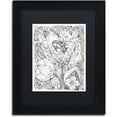 thumbnail image 1 of Trademark Fine Art "Fairies and Woodland Creatures 3" Canvas Art by KCDoodleArt Black Matte, Black Frame, 1 of 4
