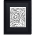 thumbnail image 1 of Trademark Fine Art "Fairies and Woodland Creatures 4" Canvas Art by KCDoodleArt Black Matte, Black Frame, 1 of 4