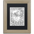 thumbnail image 1 of Trademark Fine Art "Fairy 13" Canvas Art by KCDoodleArt Black Matte, Birch Frame, 1 of 3