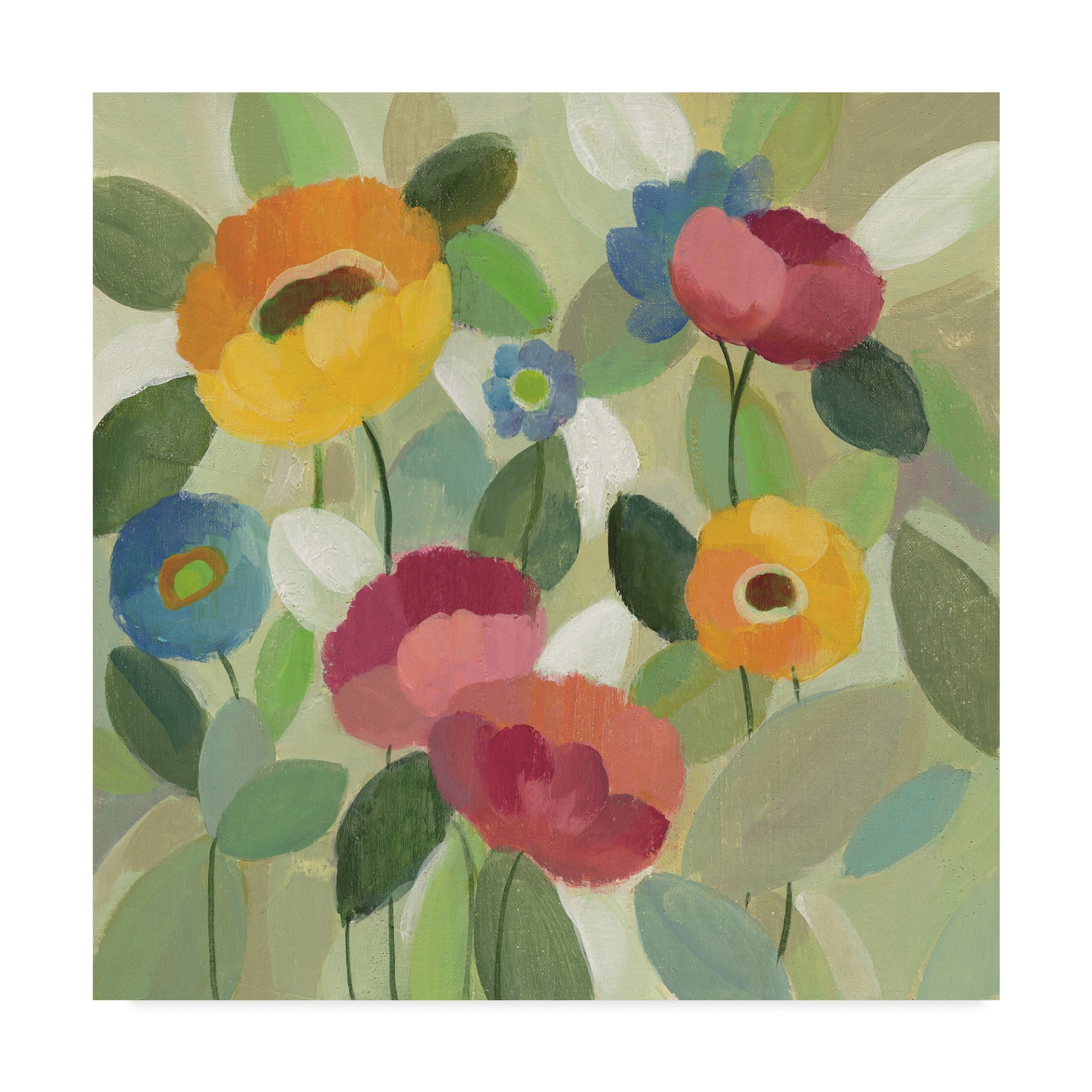Trademark Fine Art 'Fairy Tale Flowers III' Canvas Art by Silvia Vassileva