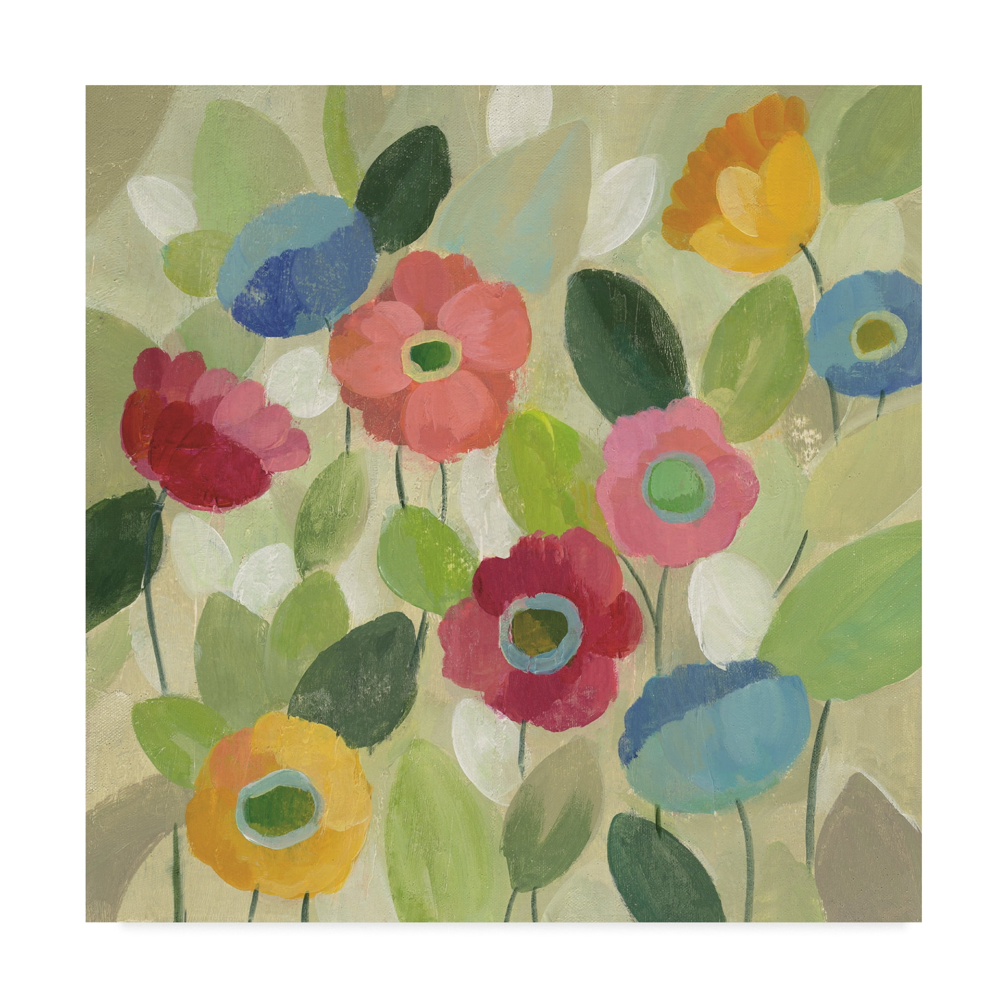 Trademark Fine Art 'Fairy Tale Flowers IV' Canvas Art by Silvia Vassileva