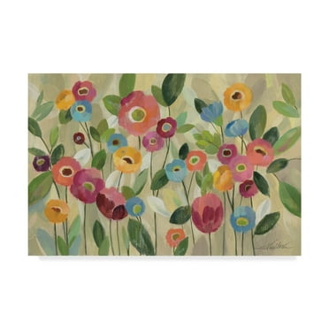 Trademark Fine Art 'Fairy Tale Flowers V' Canvas Art by Silvia Vassileva