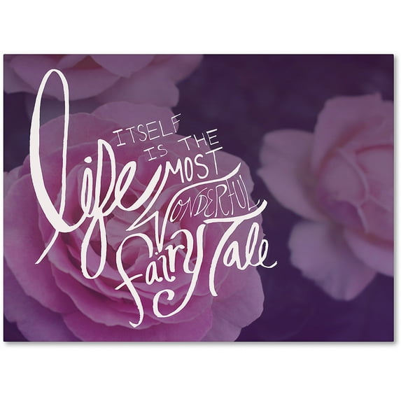 Trademark Fine Art "Fairy Tale II" Canvas Art by Leah Flores