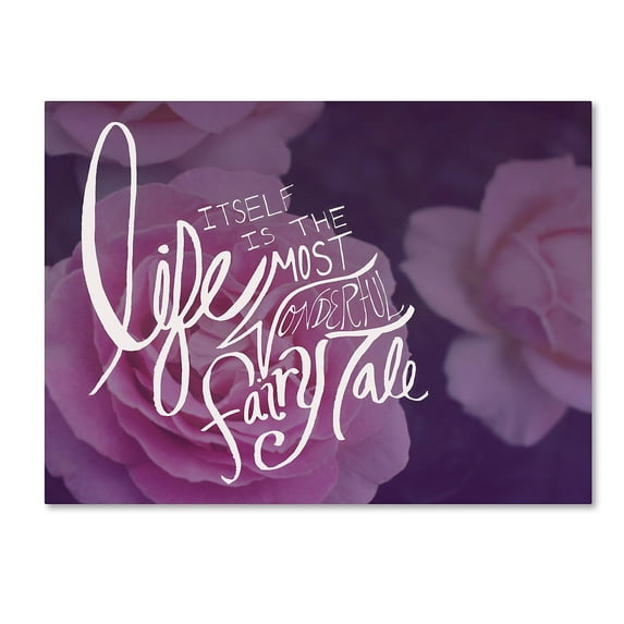 Trademark Fine Art "Fairy Tale II" Canvas Art by Leah Flores