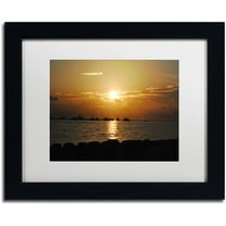 Trademark Fine Art "Fairytale" Canvas Art by Monica Mize, White Matte, Black Frame