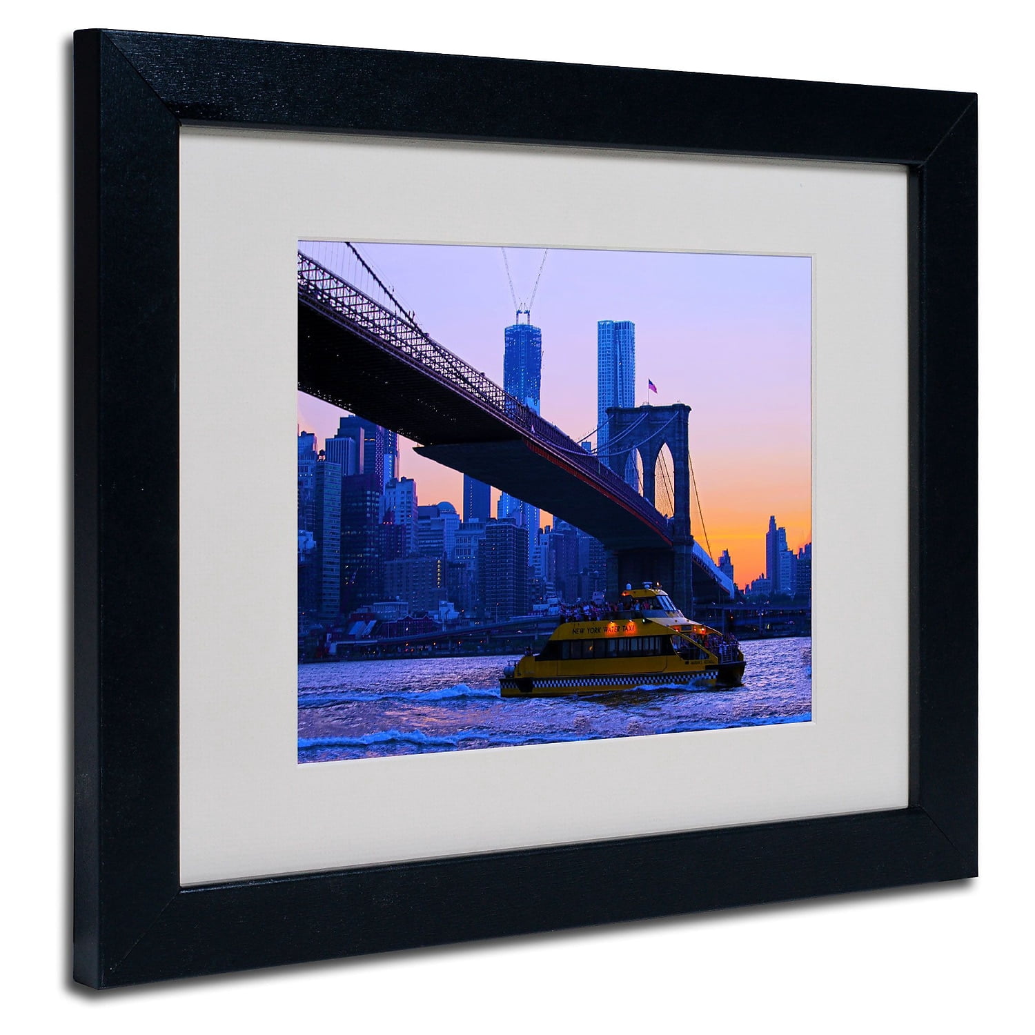 Trademark Fine Art "Fall Comes to Downer" Canvas Art by CATeyes, Black Frame