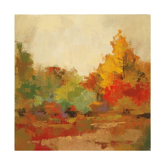 Trademark Fine Art 'Fall Forest II' Canvas Art by Silvia Vassileva
