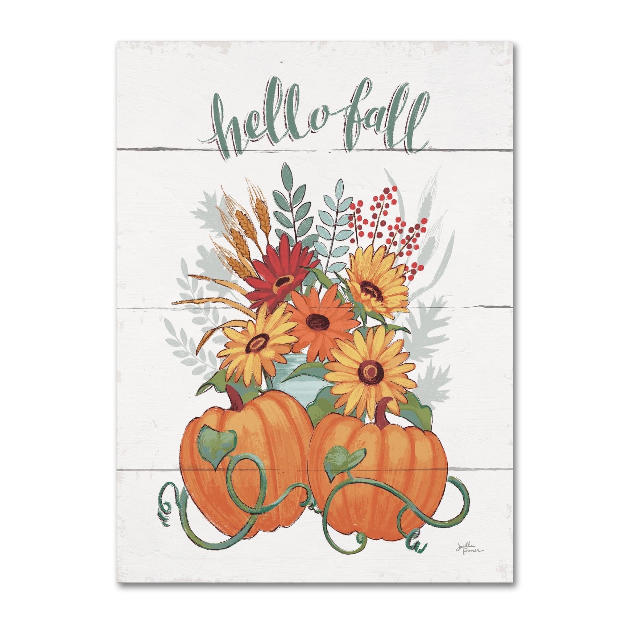 Trademark Fine Art 'Fall Fun II' Canvas Art by Janelle Penner