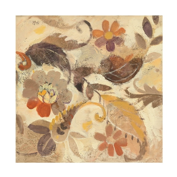 Trademark Fine Art 'Fall Paisley I' Canvas Art by Albena Hristova