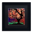 thumbnail image 1 of Trademark Fine Art "Fall Red Tree" Canvas Art by Roderick Stevens, Black Matte, Black Frame, 1 of 1