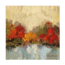 Trademark Fine Art 'Fall Riverside I' Canvas Art by Silvia Vassileva