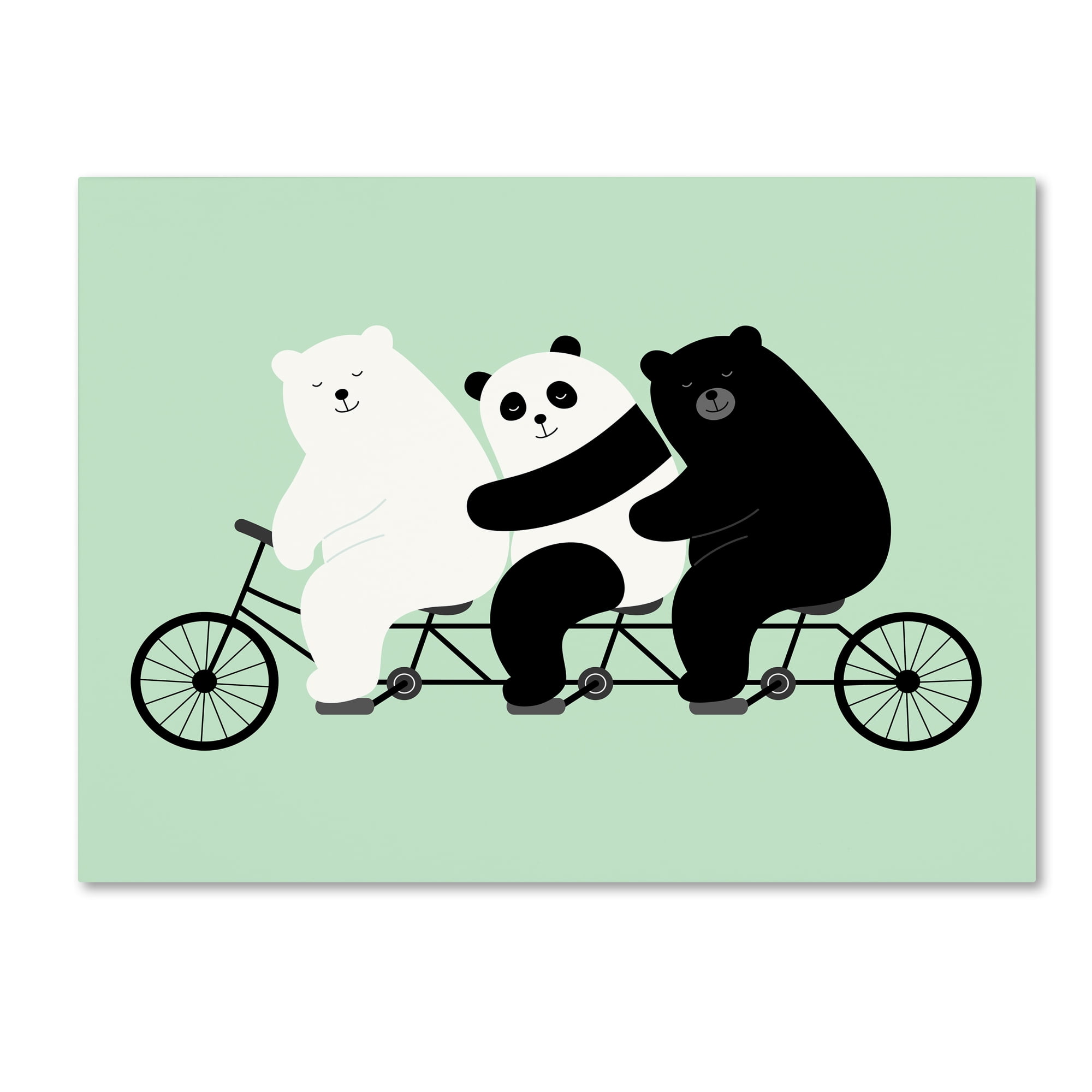 Trademark Fine Art 'Family Time' Canvas Art by Andy Westface