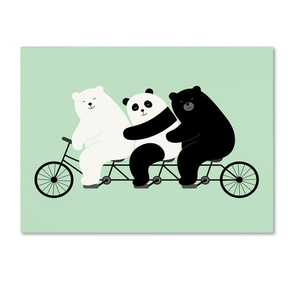 Trademark Fine Art 'Family Time' Canvas Art by Andy Westface