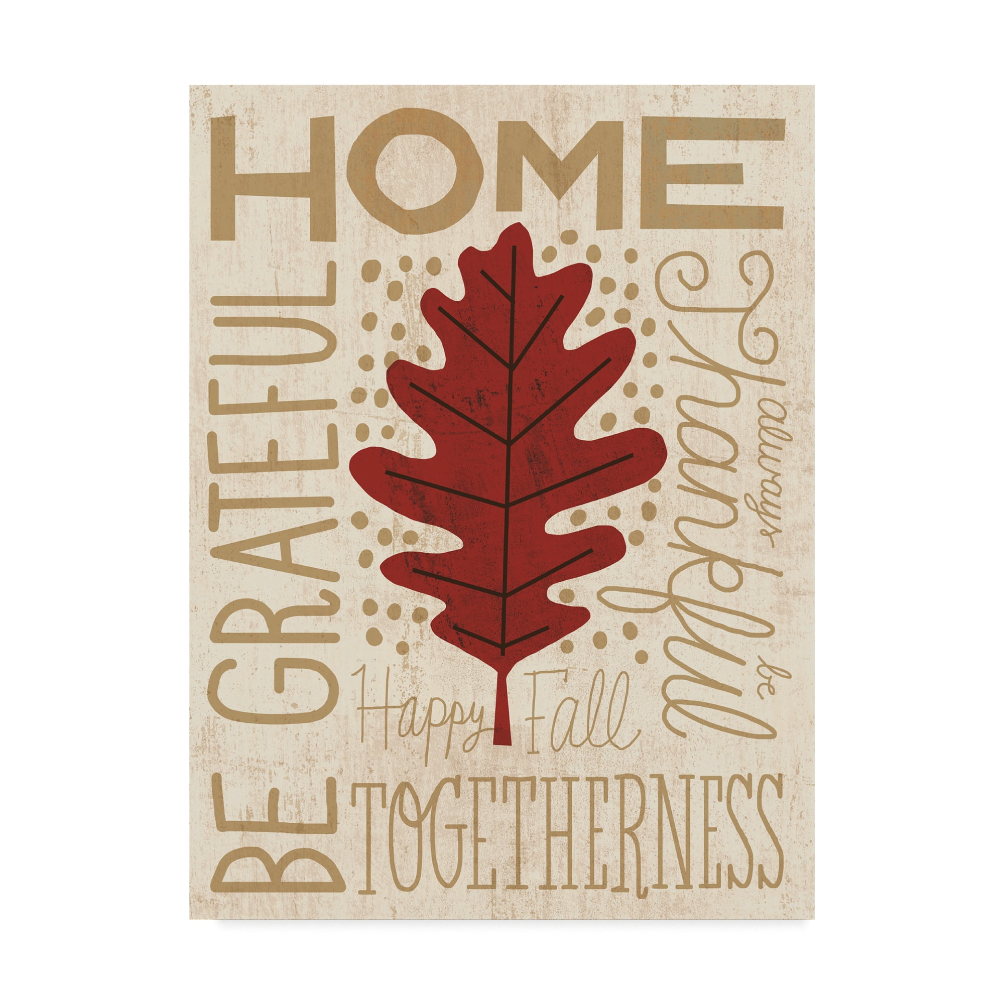 Trademark Fine Art 'Family Tree Leaf II' Canvas Art by Michael Mullan