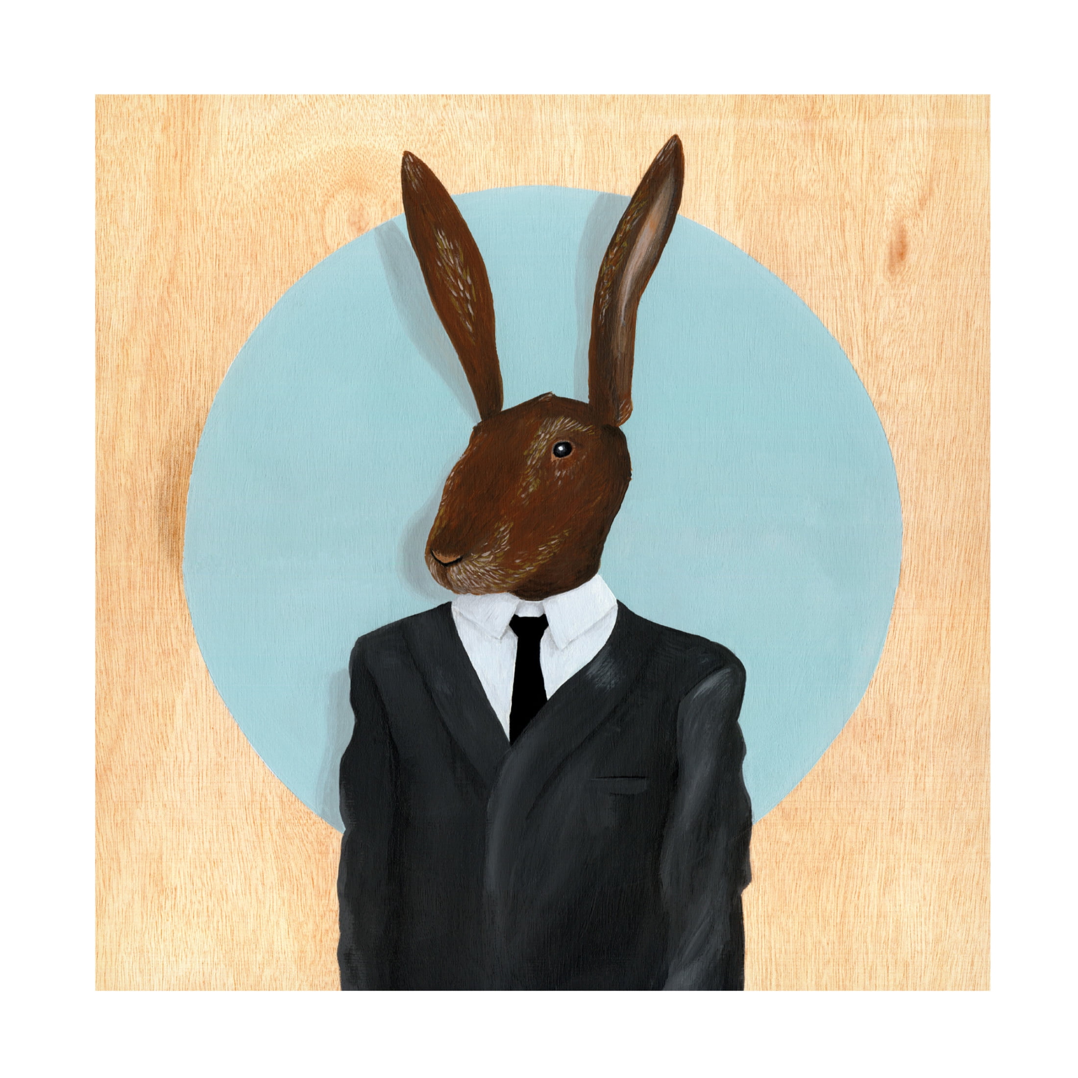 Trademark Fine Art Famous When Dead David Lynch Rabbit Canvas Wall Art