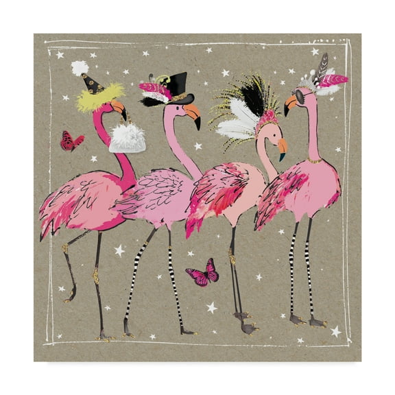 Trademark Fine Art 'Fancy Pants Bird II' Canvas Art by Hammond Gower