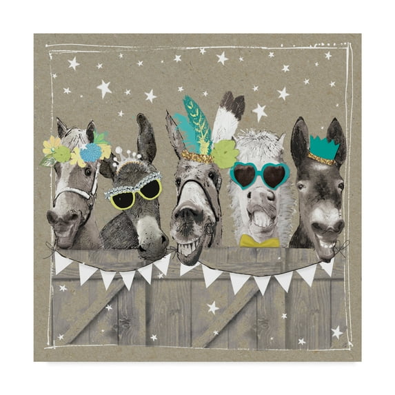 Trademark Fine Art 'Fancy Pants Farm VI' Canvas Art by Hammond Gower