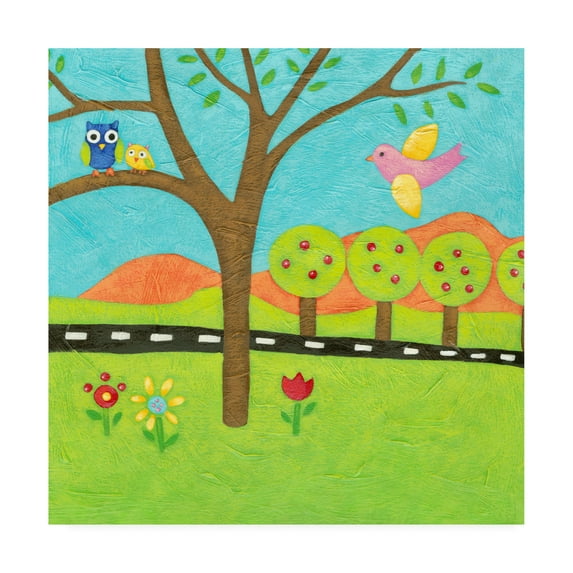 Trademark Fine Art 'Far and Away III' Canvas Art by Chariklia Zarris