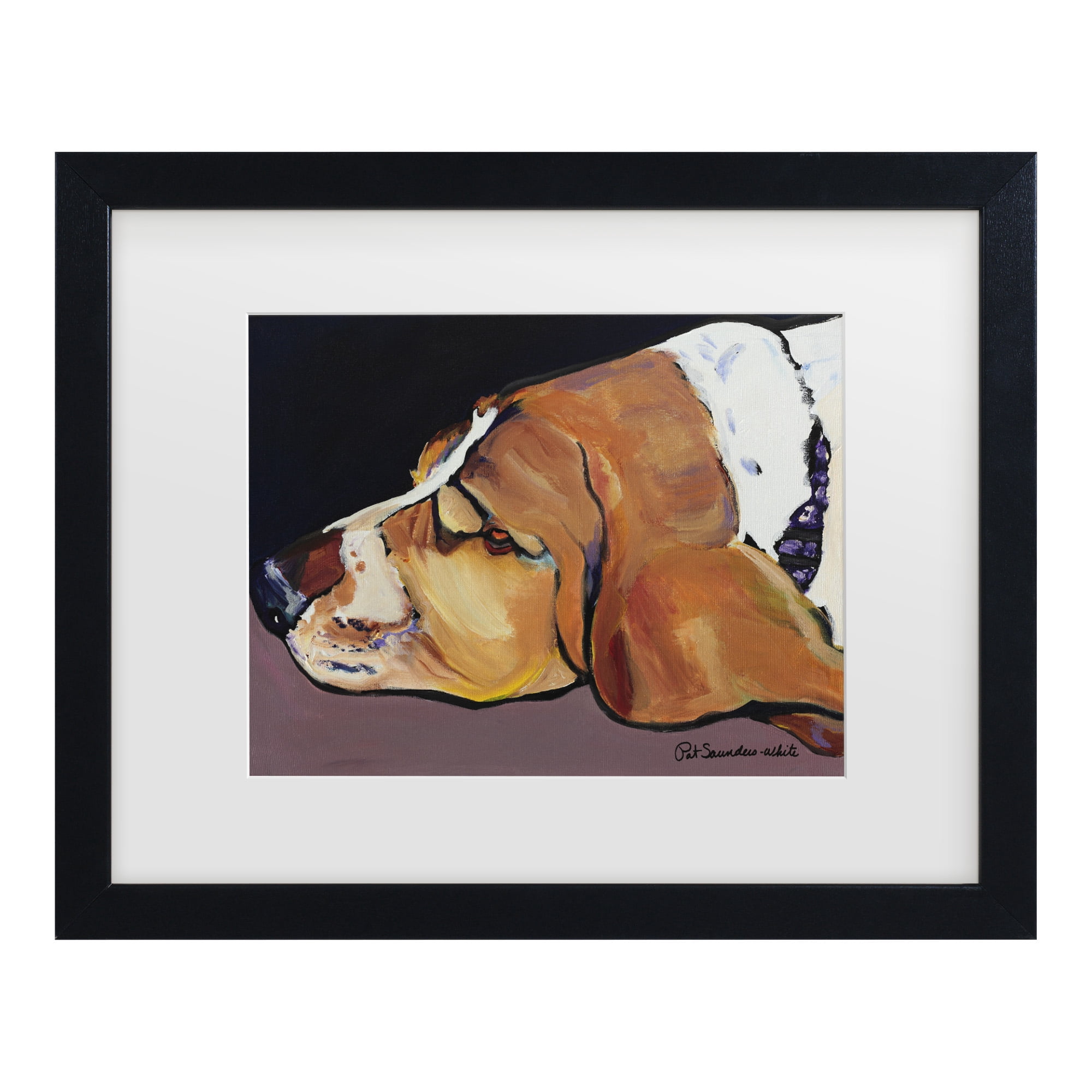Trademark Fine Art 'Farley' Canvas Art by Pat Saunders-White