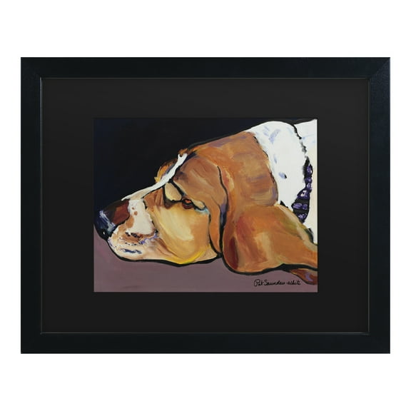 Trademark Fine Art 'Farley' Canvas Art by Pat Saunders-White