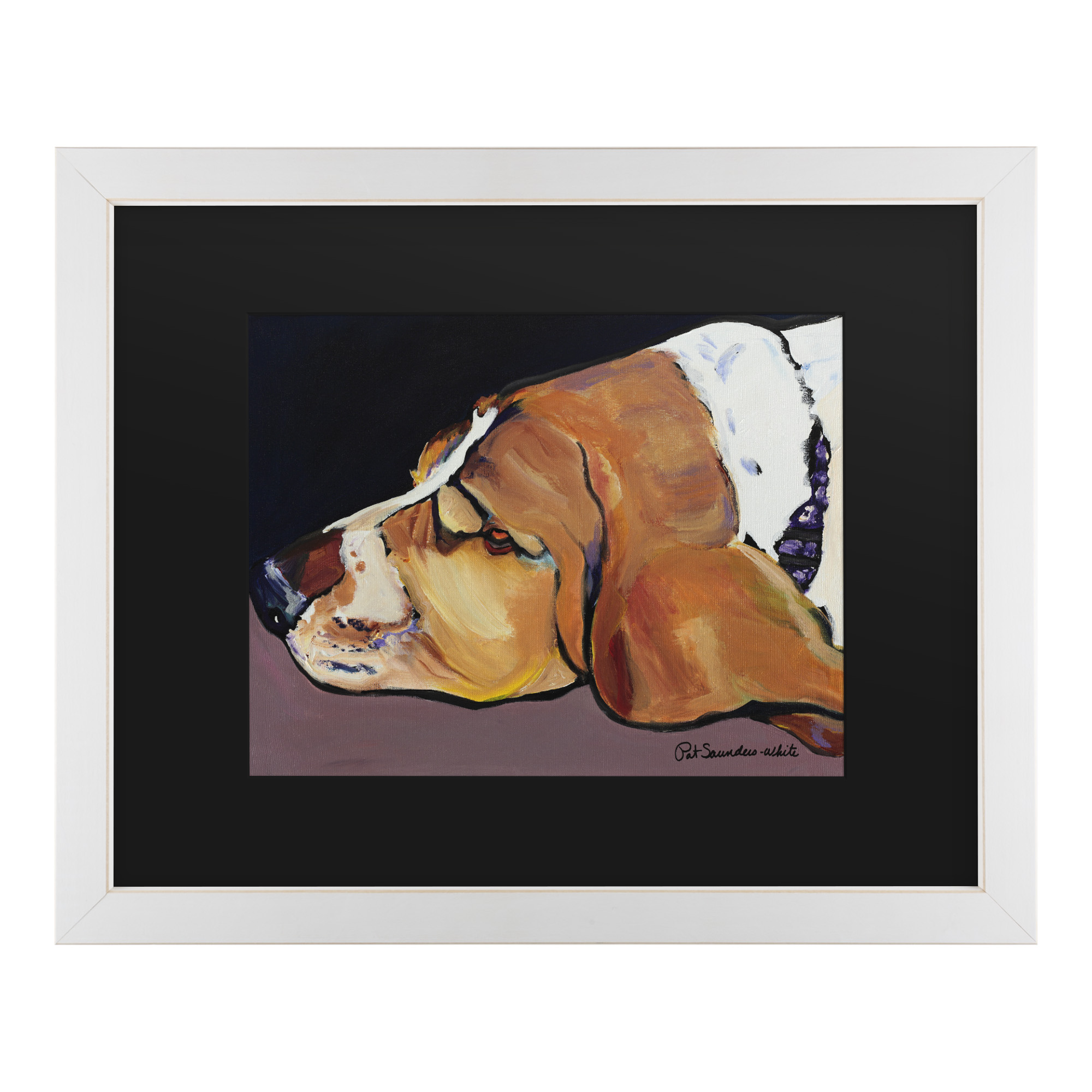 Trademark Fine Art 'Farley' Canvas Art by Pat Saunders-White