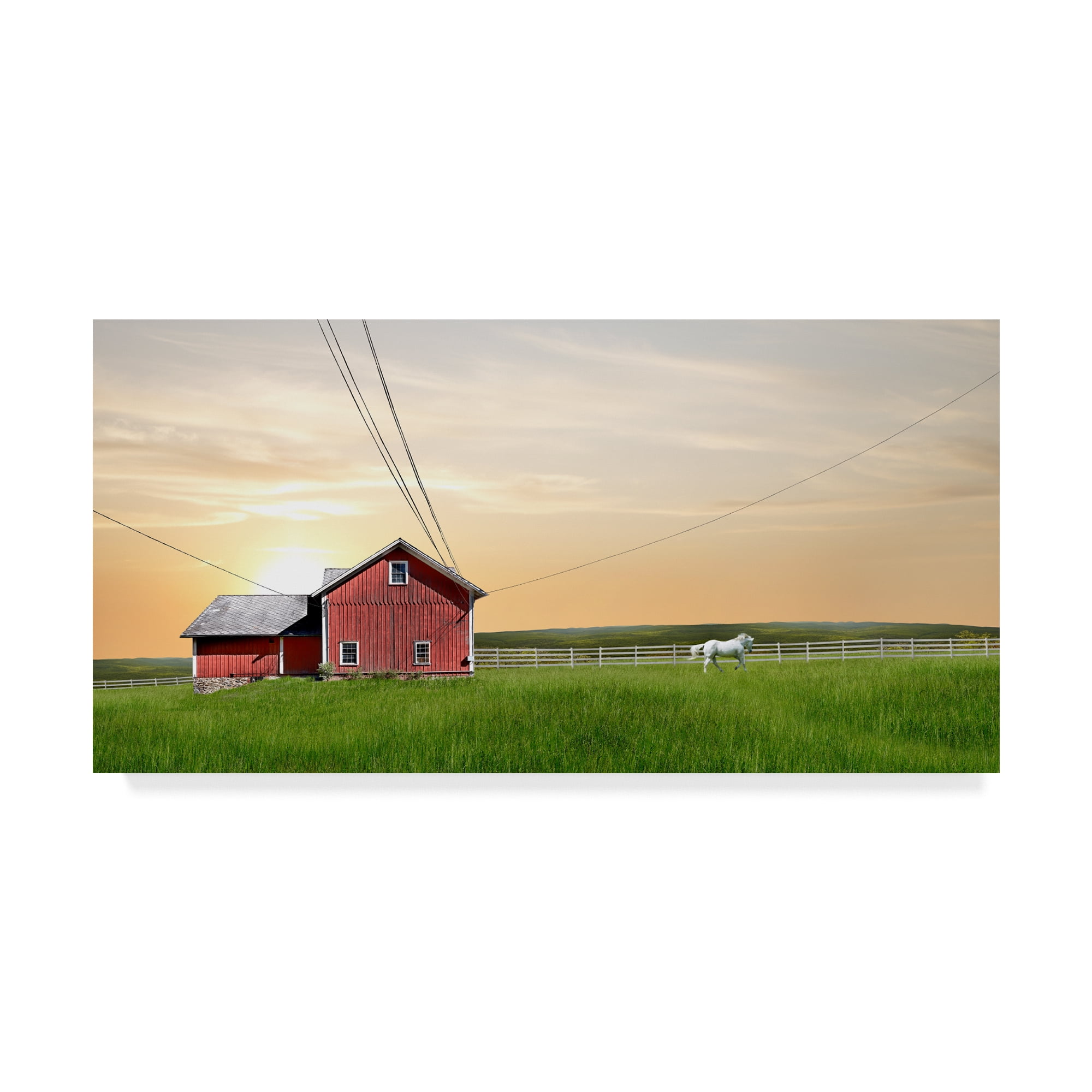 Trademark Fine Art 'Farm And Country IV' Canvas Art by James McLoughlin