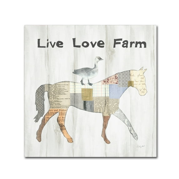 Trademark Fine Art 'Farm Family V' Canvas Art by Courtney Prahl