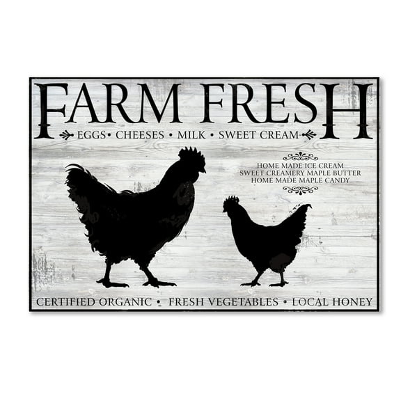 Trademark Fine Art 'Farm Fresh' Canvas Art by ALI Chris