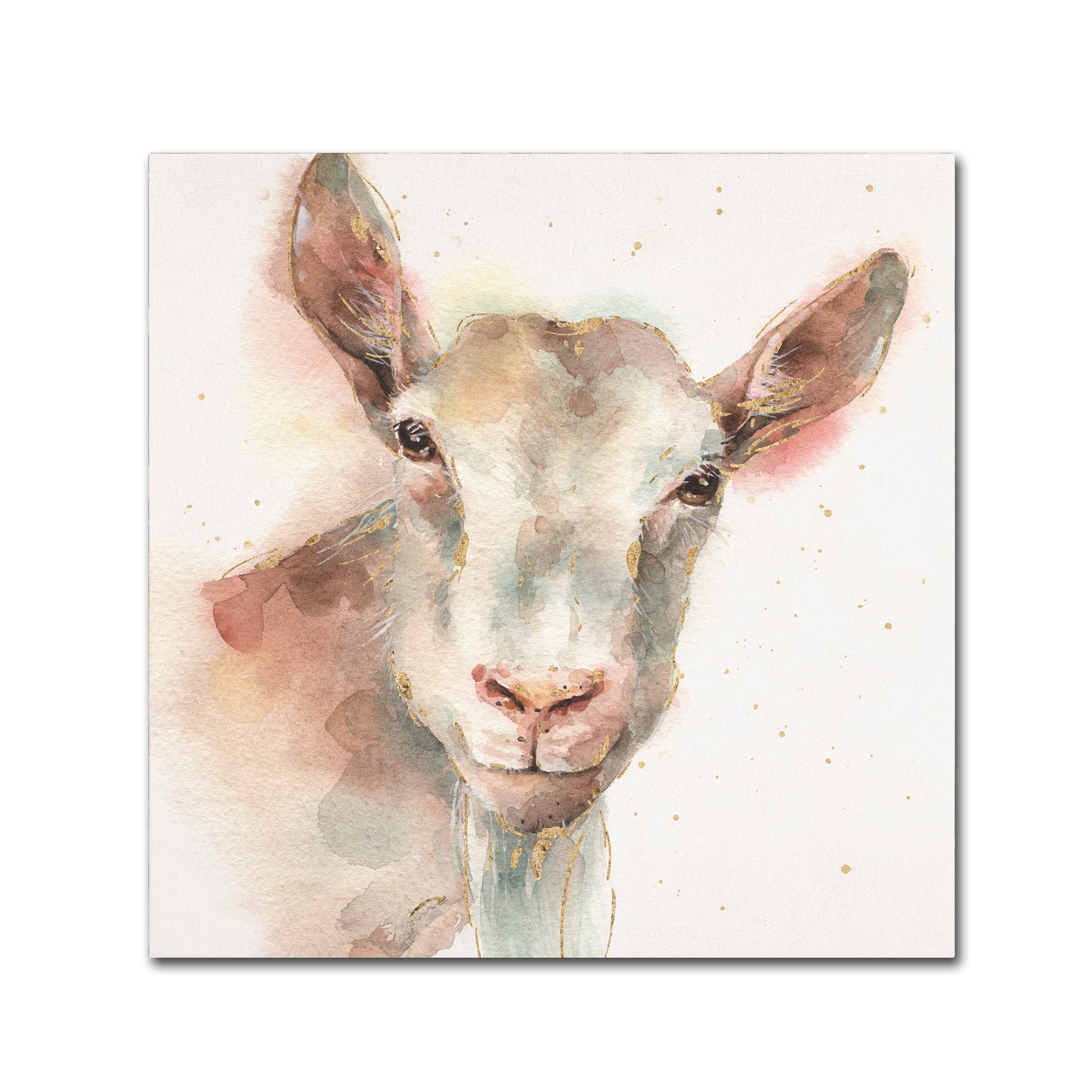 Trademark Fine Art 'Farm Friends I' Canvas Art by Lisa Audit