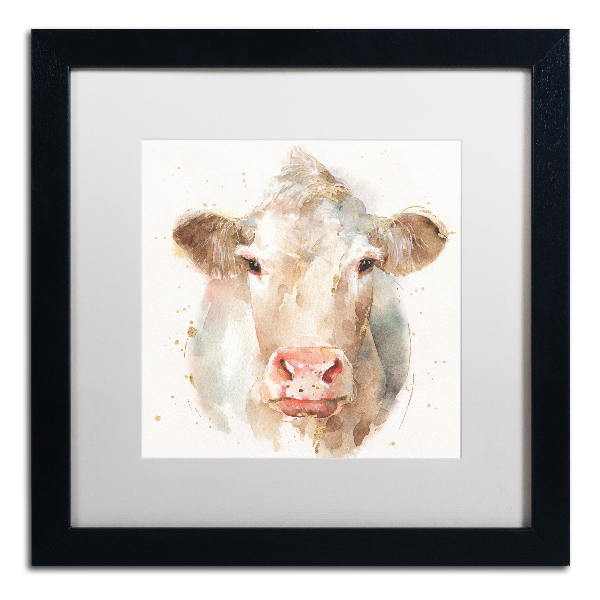Trademark Fine Art 'Farm Friends II' Matted Framed Art by Lisa Audit