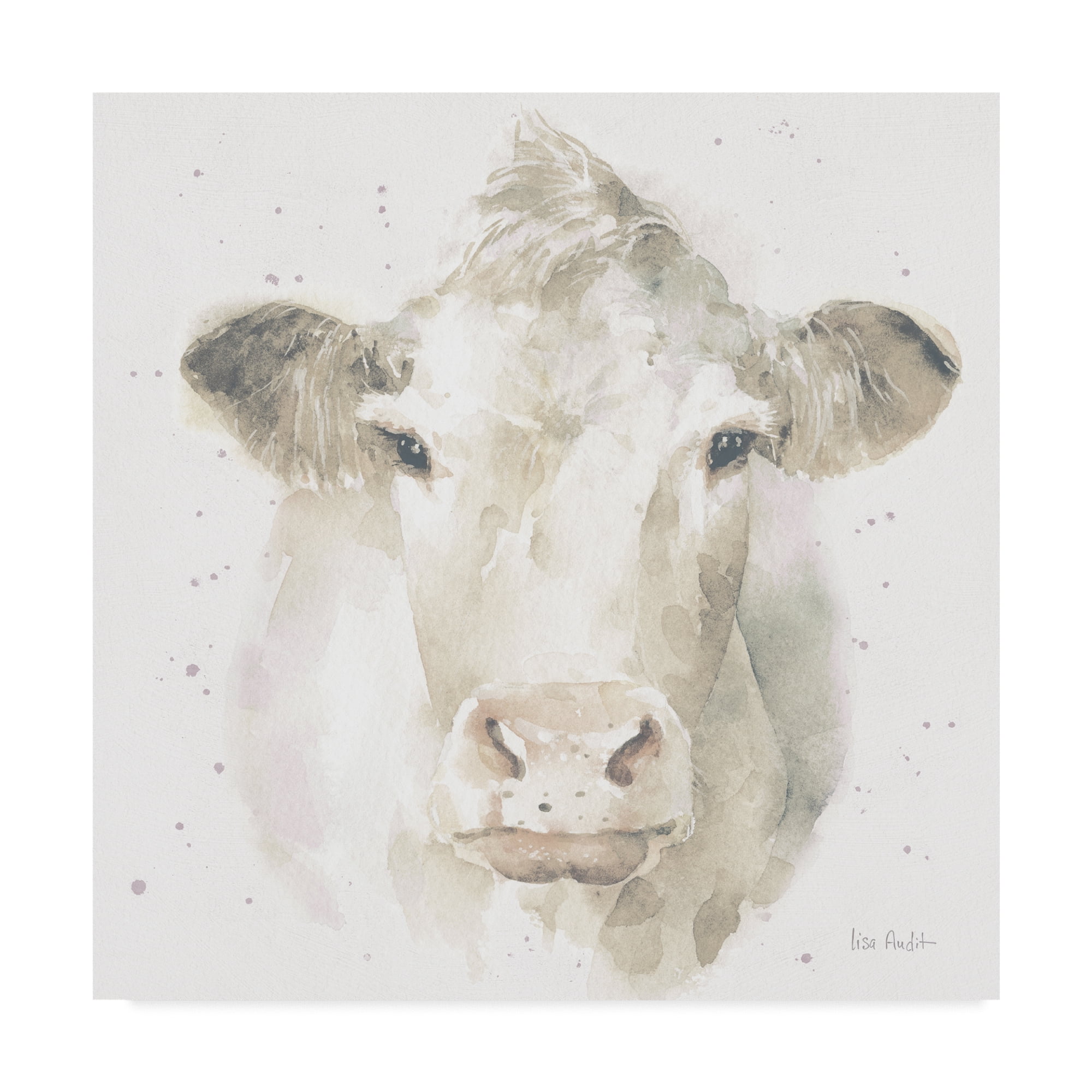 Trademark Fine Art 'Farm Friends II Neutral' Canvas Art by Lisa Audit