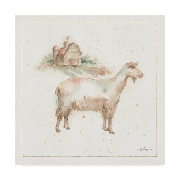 Trademark Fine Art 'Farm Friends VII' Canvas Art by Lisa Audit