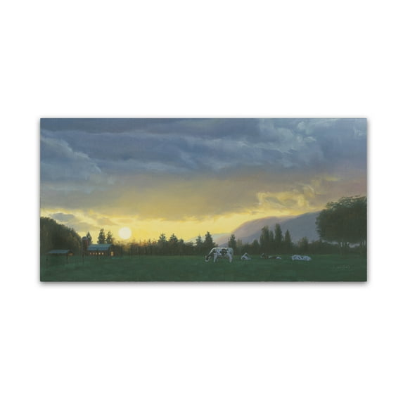 Trademark Fine Art 'Farm Life II' Canvas Art by James Wiens