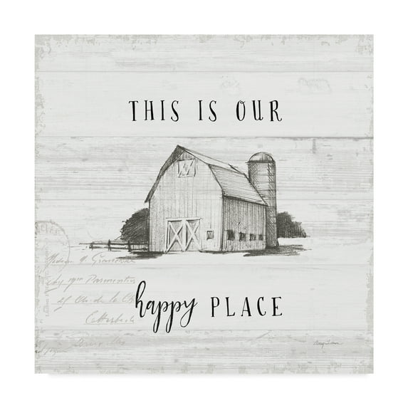 Trademark Fine Art 'Farm Life IV Shiplap' Canvas Art by Avery Tillmon