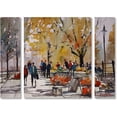 thumbnail image 1 of Trademark Fine Art "Farm Market Menasha" Canvas Art by Ryan Radke Three Panel Set, 1 of 1