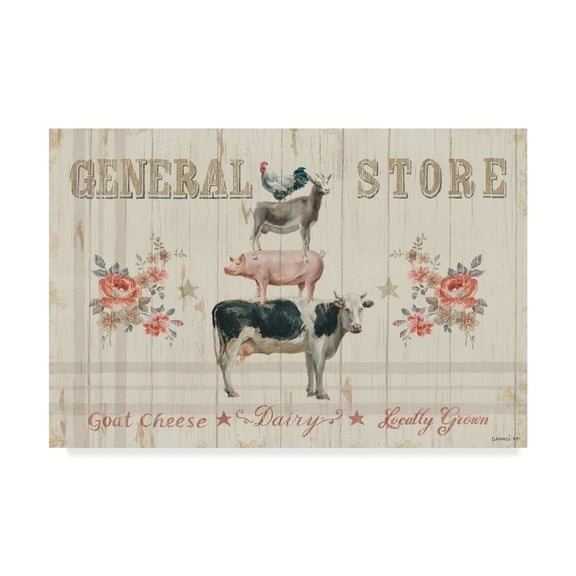 Trademark Fine Art 'Farm Patchwork I' Canvas Art by Danhui Nai