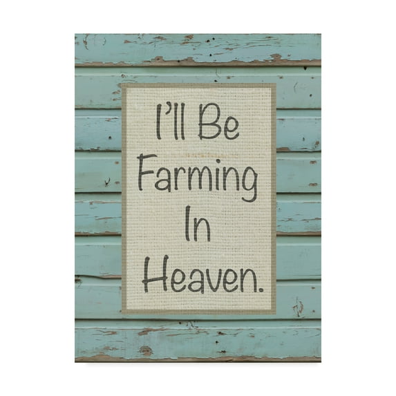 Trademark Fine Art 'Farm Sentiment I' Canvas Art by Alonzo Saunders