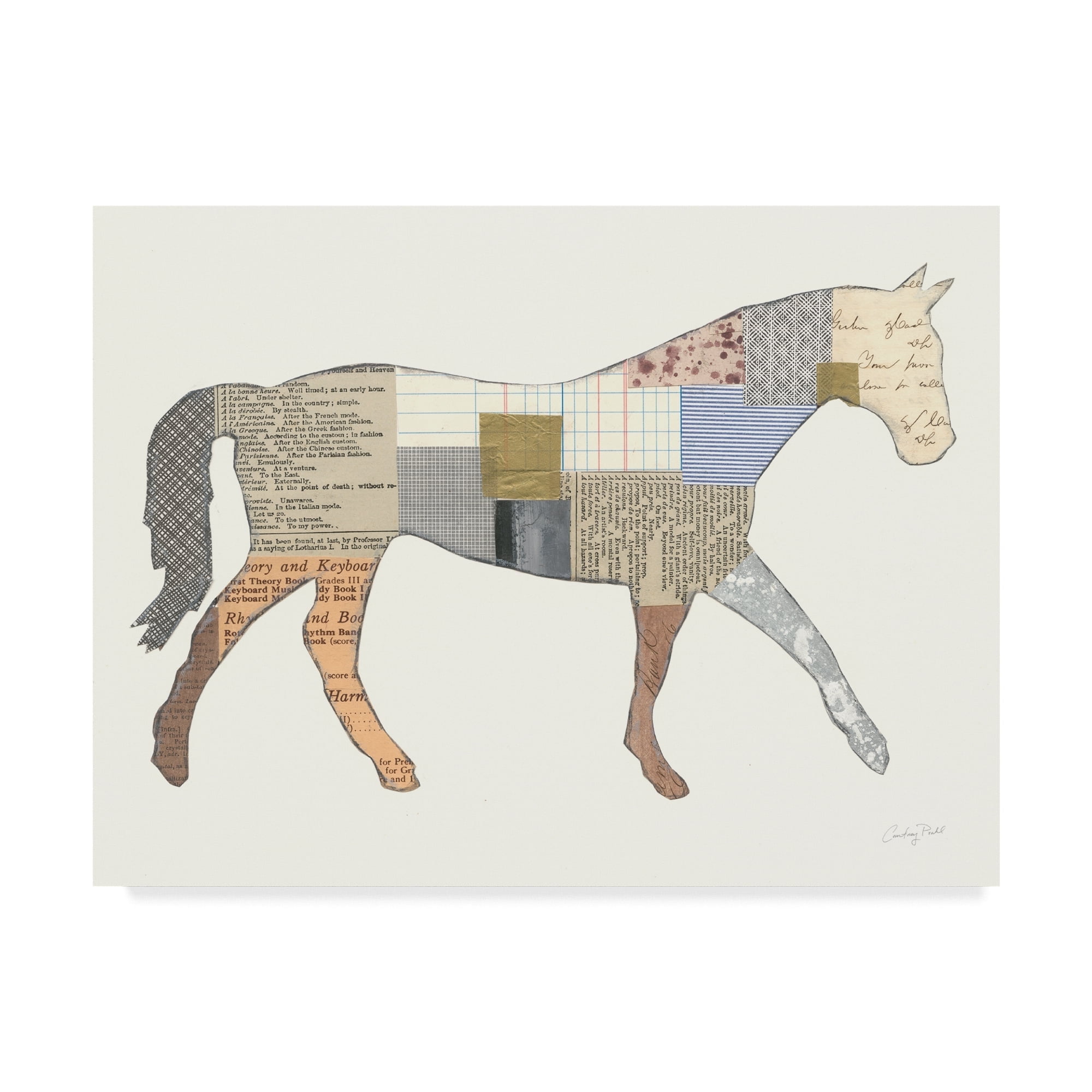 Trademark Fine Art 'Farm Sweet Farm Element I' Canvas Art by Courtney Prahl