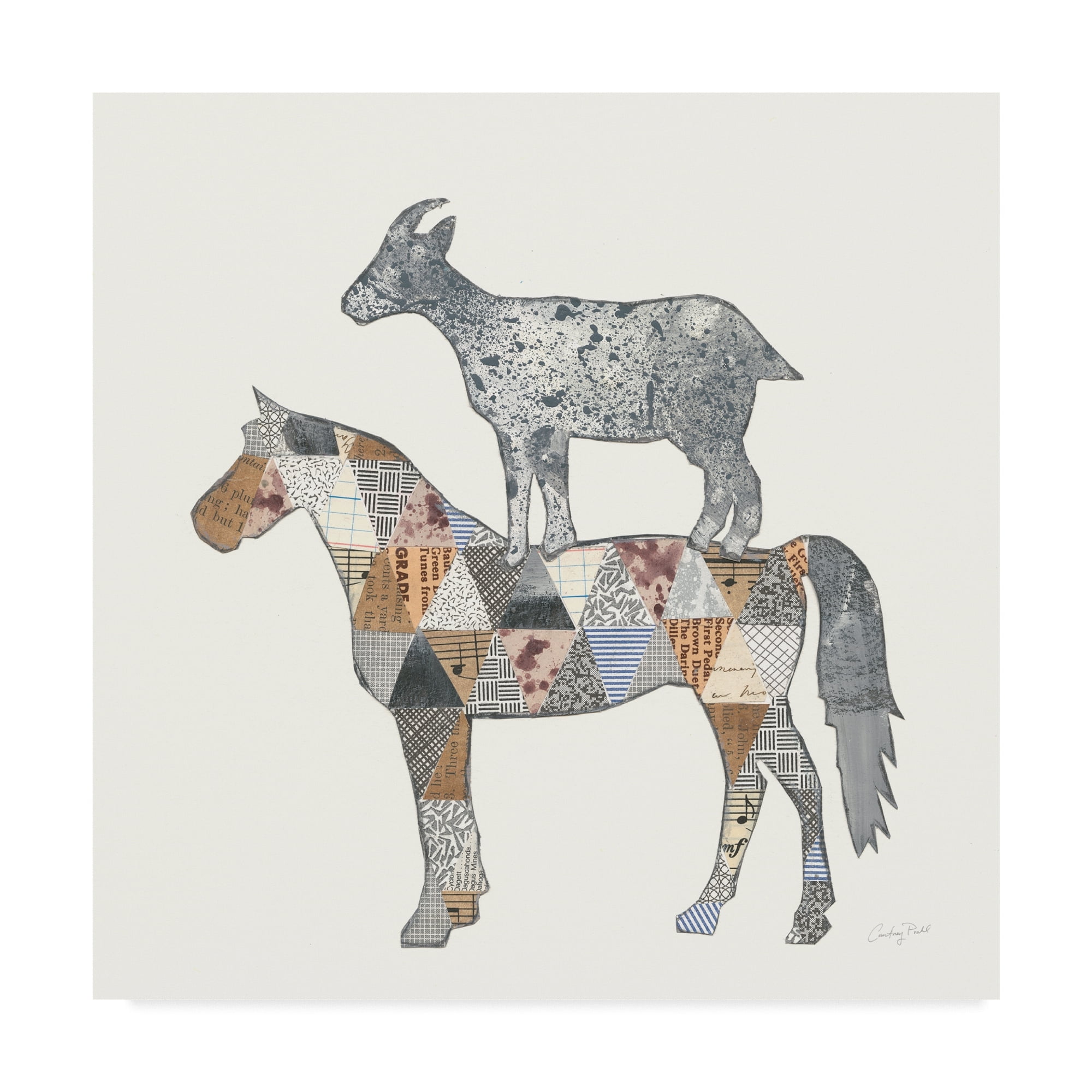 Trademark Fine Art 'Farm Sweet Farm Element IV' Canvas Art by Courtney Prahl