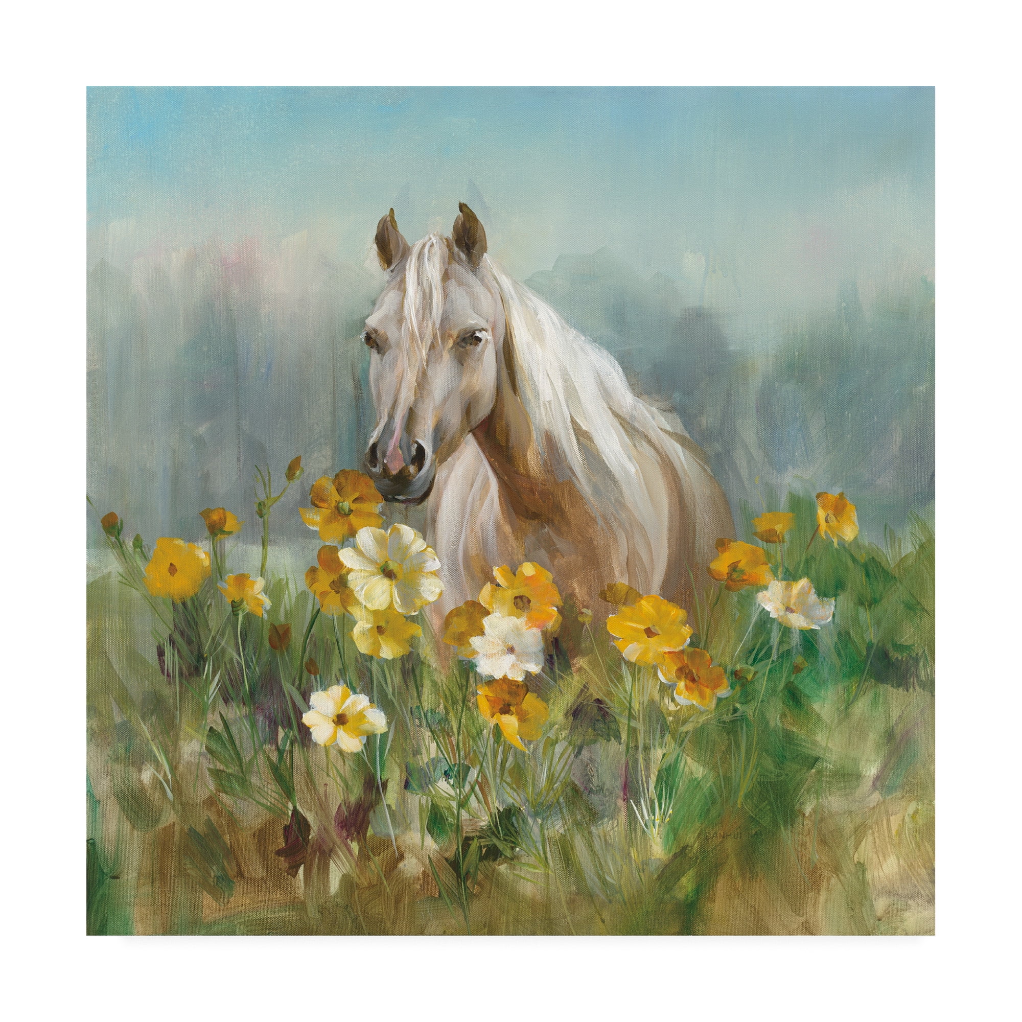 Trademark Fine Art 'Farm and Field II' Canvas Art by Danhui Nai