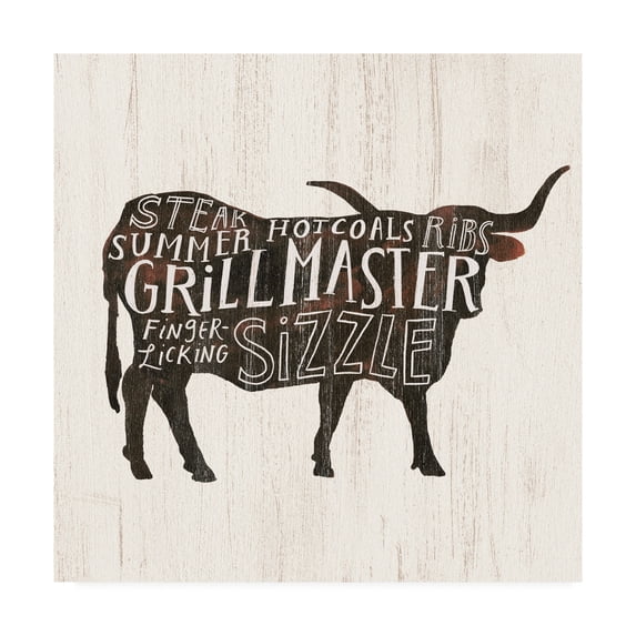Trademark Fine Art 'Farmhouse BBQ I' Canvas Art by Victoria Borges