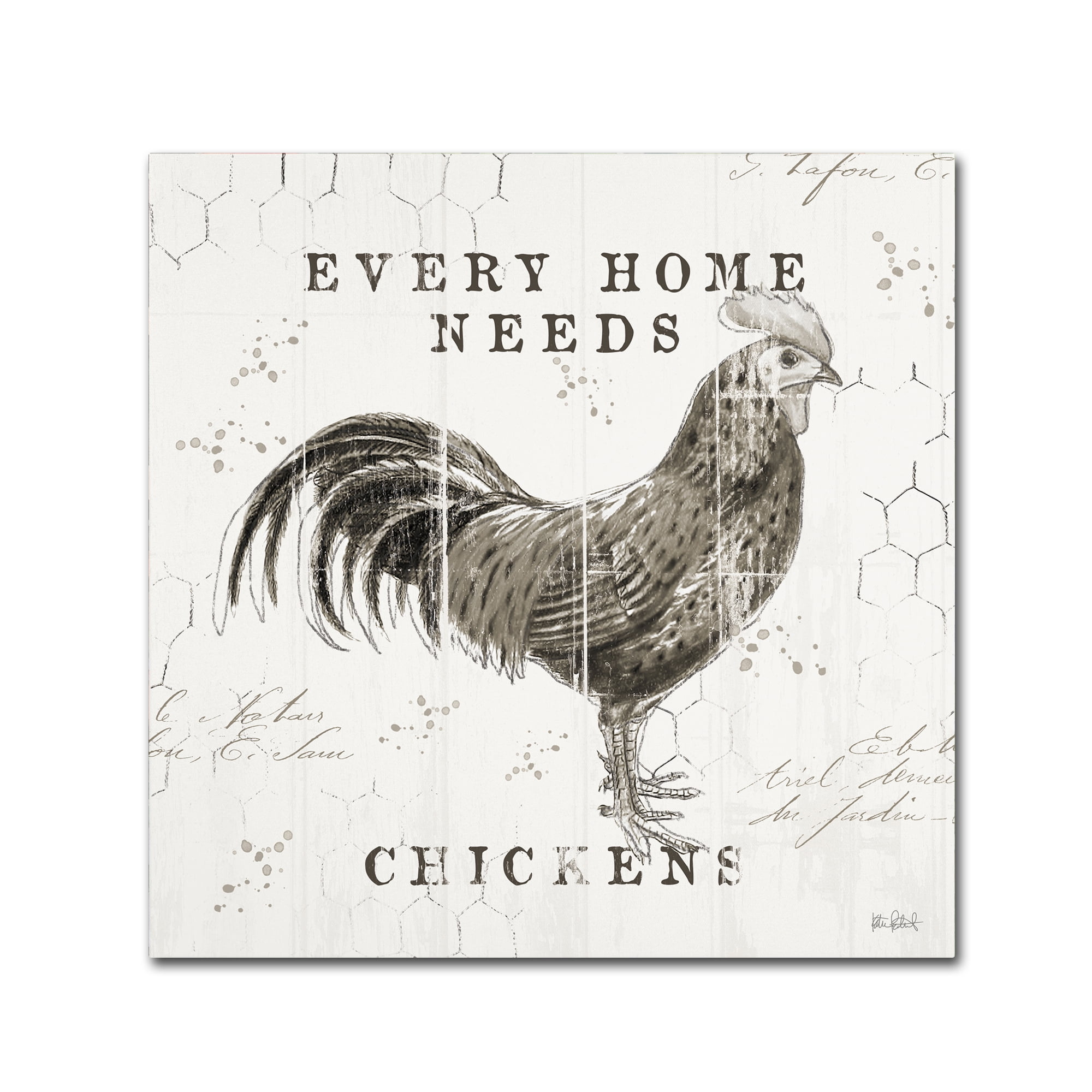 Trademark Fine Art 'Farmhouse Fresh II' Canvas Art by Katie Pertiet