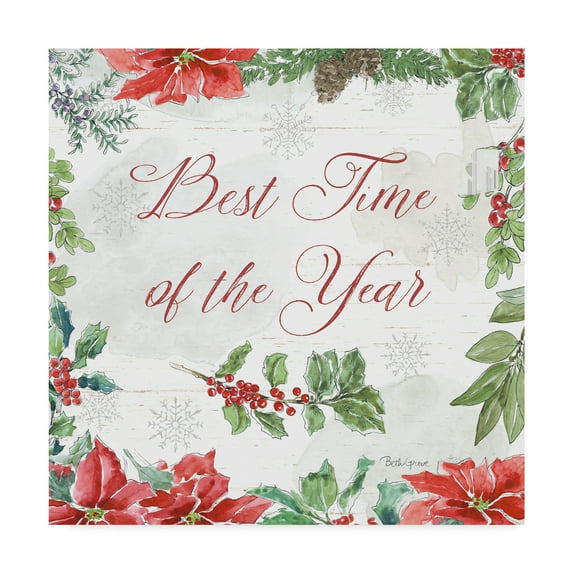 Trademark Fine Art 'Farmhouse Holidays III' Canvas Art by Beth Grove