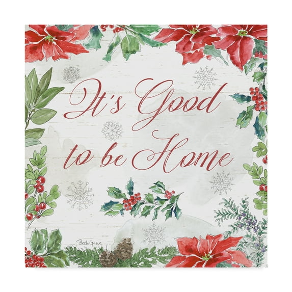 Trademark Fine Art 'Farmhouse Holidays IV' Canvas Art by Beth Grove
