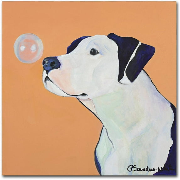 Trademark Fine Art "Fascination" Canvas Art by Pat Saunders-White