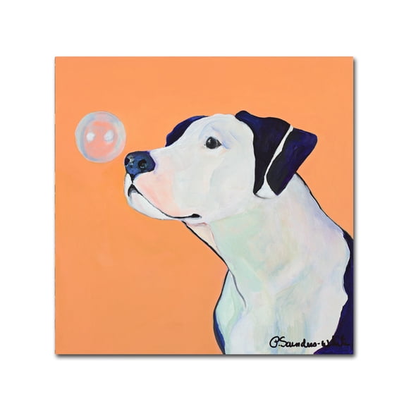 Trademark Fine Art "Fascination" Canvas Art by Pat Saunders