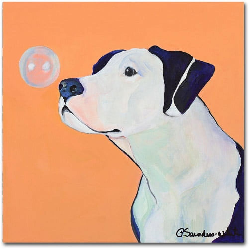 Trademark Fine Art "Fascination" Canvas Art by Pat Saunders